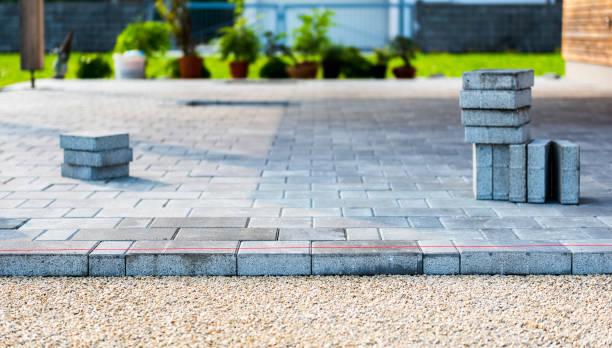 Cobblestone Driveway Installation in De Pere, WI